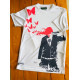 WET LOOK CREW NECK T-SHIRTS WET LOOK CREW NECK T-SHIRTS