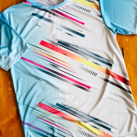 WET LOOK CREW NECK T-SHIRTS WET LOOK CREW NECK T-SHIRTS
