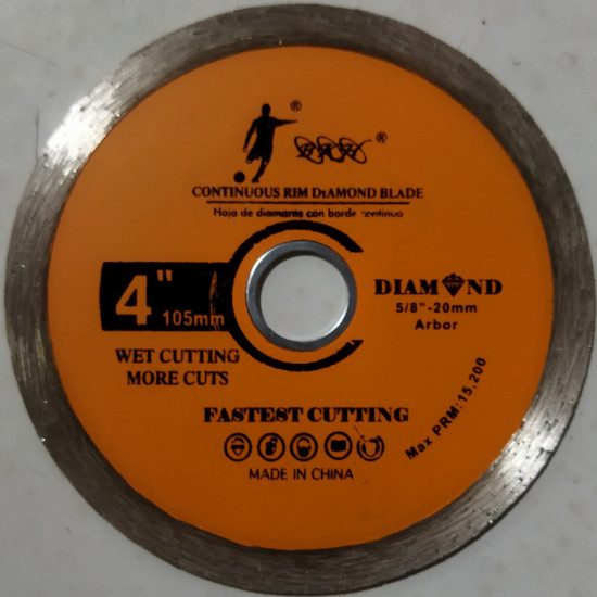 DIAMOND WHEEL 4" -NO"T"