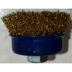 CUP BRUSH 2.5" (GOLD M14)