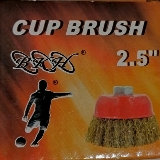 CUP BRUSH 2.5" (GOLD M14) CUP BRUSH 2.5" (GOLD M14)