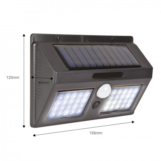 LED Solar Powered Motion Sensor Wall Lamp LED Solar Powered Motion Sensor Wall Lamp