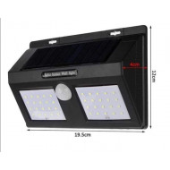LED Solar Powered Motion Sensor Wall Lamp