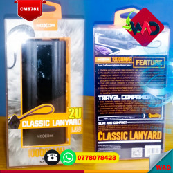 MOXOM POWER BANK DIGITAL CLASSIC LANYARD 10000MAH