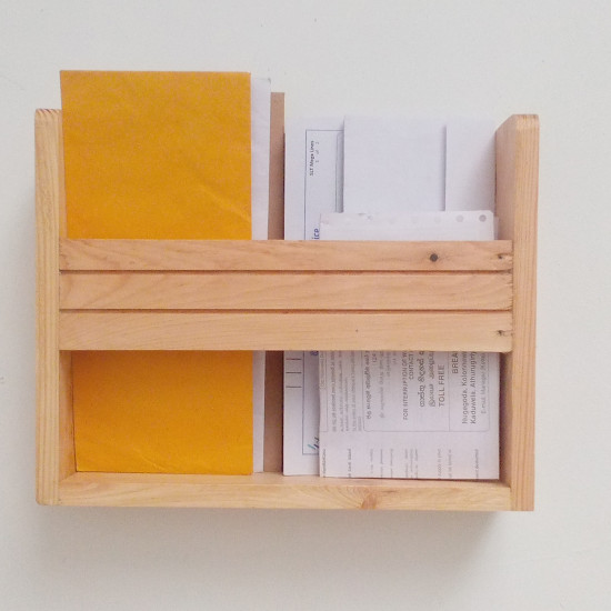 Wooden Mail/Remote Control Organizer. Wooden Mail/Remote Control Organizer.