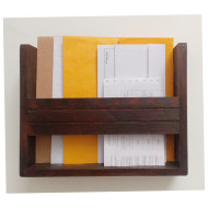 Wooden Mail/Remote Control Organizer.