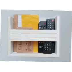 Wooden Mail/Remote Control Organizer.
