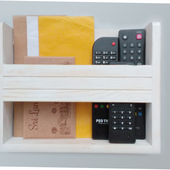 Wooden Mail/Remote Control Organizer. Wooden Mail/Remote Control Organizer.