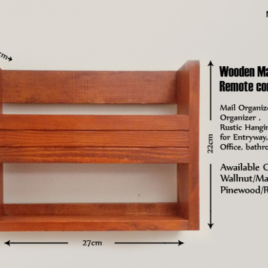 Wooden Mail/Remote Control Organizer. Wooden Mail/Remote Control Organizer.