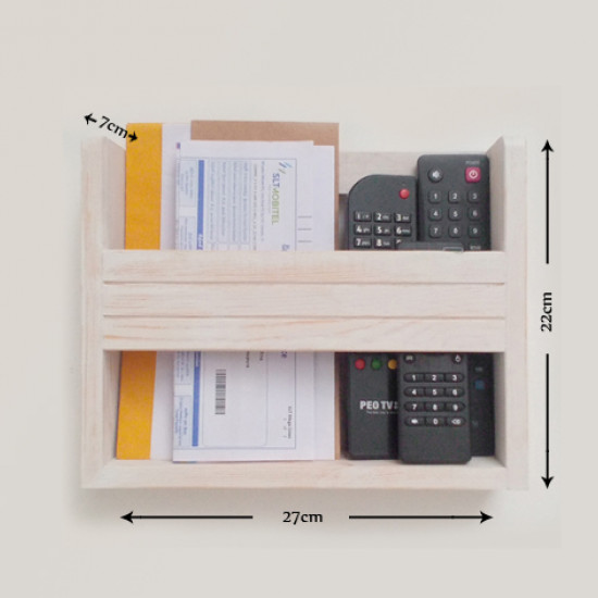 Wooden Mail/Remote Control Organizer. Wooden Mail/Remote Control Organizer.