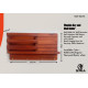 Wooden Wall Decorative Shelf  With Key Hooks.