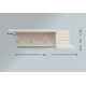 Wooden Wall Decorative Shelf With Key Hooks. Wooden Wall Decorative Shelf With Key Hooks.