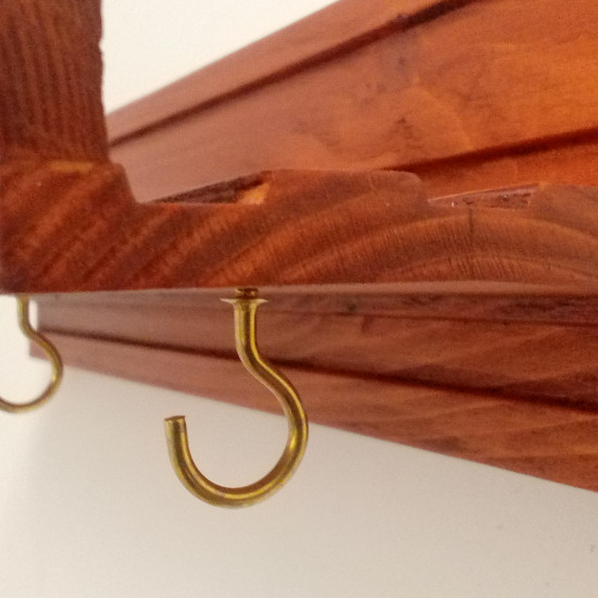 Wall Mounted Holder Wooden Sorter Organizer. Wall Mounted Holder Wooden Sorter Organizer.