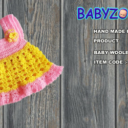 Baby woolen frock