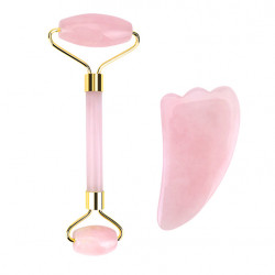 Rose Quarz Face Massage Roller