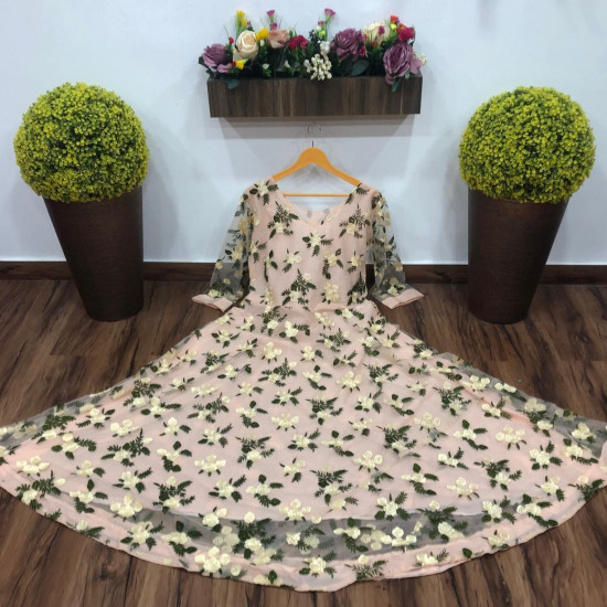 Net Fabric Frock Net Fabric Frock