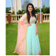 NEW EMBROIDERED ANARKALI SILK FROCK