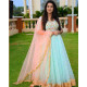 NEW EMBROIDERED ANARKALI SILK FROCK