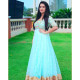 NEW EMBROIDERED ANARKALI SILK FROCK