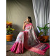 LINEN PRINTED SAREE