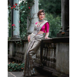 Banarasi Silk Saree with blouce