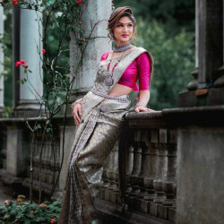 Banarasi Silk Saree with blouce