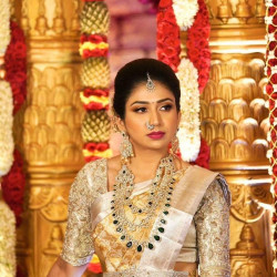 Kanchipuram Gold Saree with Blouce