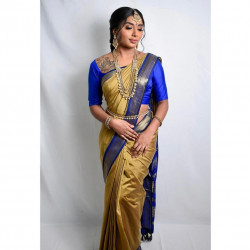 Kanchipuram Silk Saree with blouce