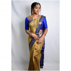 Kanchipuram Silk Saree with blouce