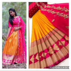 Half Saree Lehanga with blouse