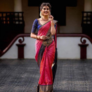 Kanchipuram Silk Saree with blouse