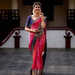 Kanchipuram Silk Saree with blouse