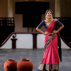 Kanchipuram Silk Saree with blouse