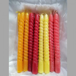 Spiral Candles සර්පිලාකාර ඉටිපන්දම් (4 Pcs) pack