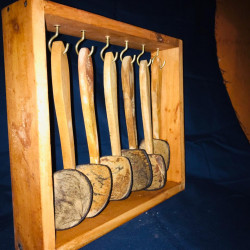 Spoons of coconut shell