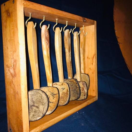 Spoons of coconut shell