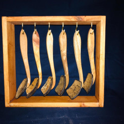 Spoons of coconut shell