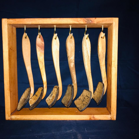 Spoons of coconut shell