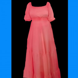 Bubble  Long  Sleeve  Frock
