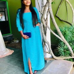 Long  Sleeve Cotton Frock