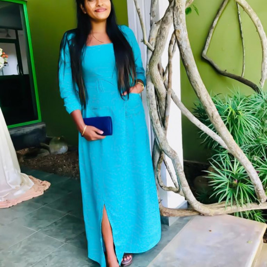 Long Sleeve Cotton Frock Long Sleeve Cotton Frock