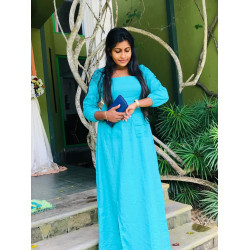 Long  Sleeve Cotton Frock