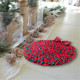 Christmas Wreath Fabric Table Mat