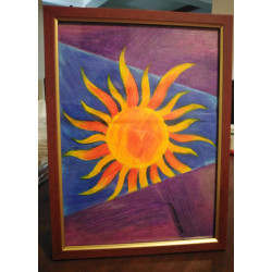 "You Are My Sunshine" Crayon Wall Art