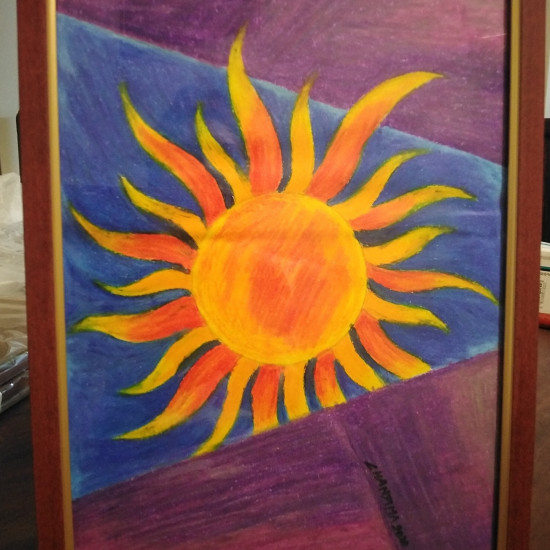 "You Are My Sunshine" Crayon Wall Art