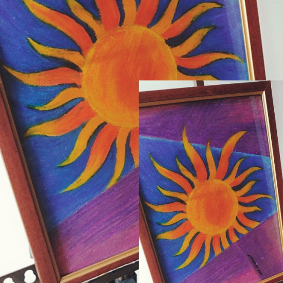 "You Are My Sunshine" Crayon Wall Art
