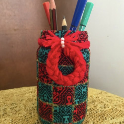 Holly Jolly Christmas Pencil & Cutlery Holder