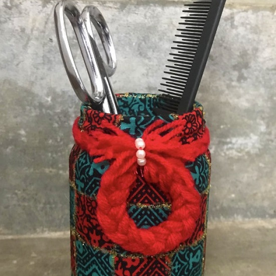 Holly Jolly Christmas Pencil & Cutlery Holder