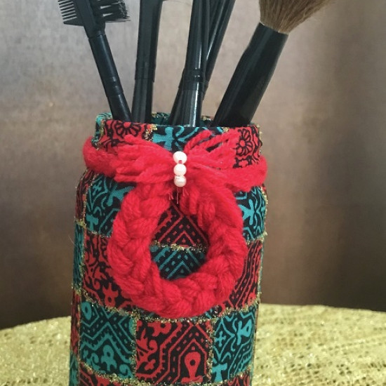 Holly Jolly Christmas Pencil & Cutlery Holder