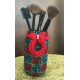 Holly Jolly Christmas Pencil & Cutlery Holder